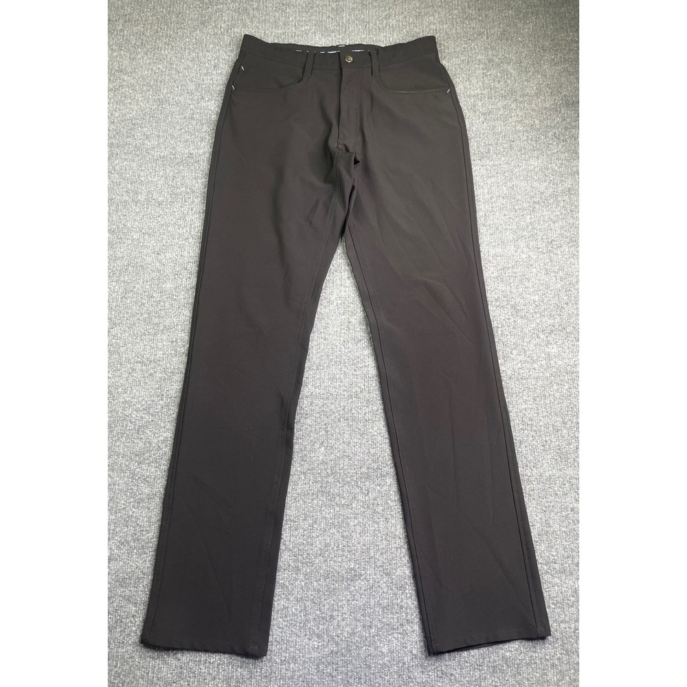 FootJoy Golf Pants Mens 30x34 Black Athletic Fit Performance Stretch 24193